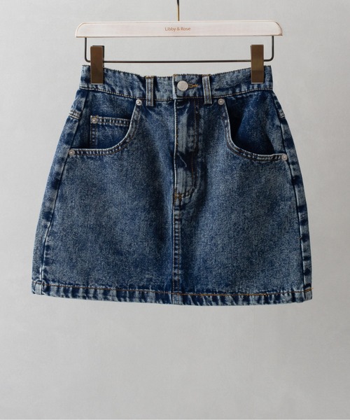 SpRay（スプレイ）の「デニムミニスカート（デニムスカート・レディース・ブラック/ブルー・FREE）」の15枚目の写真