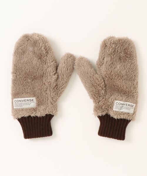 CONVERSE（コンバース）の「CONVERSE / コンバース / Boa Mitten / 80050600（手袋・レディース・ベージュ/オフホワイト/グレー・FREE）」の10枚目の写真