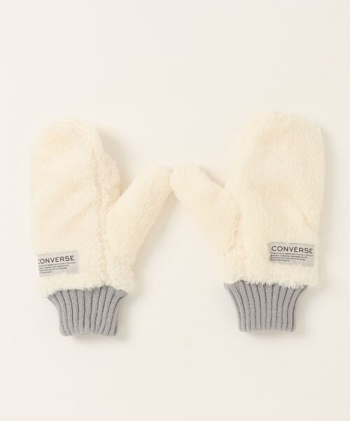 CONVERSE（コンバース）の「CONVERSE / コンバース / Boa Mitten / 80050600（手袋・レディース・ベージュ/オフホワイト/グレー・FREE）」の9枚目の写真