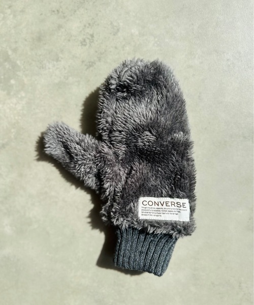 CONVERSE（コンバース）の「CONVERSE / コンバース / Boa Mitten / 80050600（手袋・レディース・ベージュ/オフホワイト/グレー・FREE）」の6枚目の写真