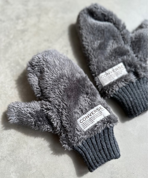 CONVERSE（コンバース）の「CONVERSE / コンバース / Boa Mitten / 80050600（手袋・レディース・ベージュ/オフホワイト/グレー・FREE）」の7枚目の写真