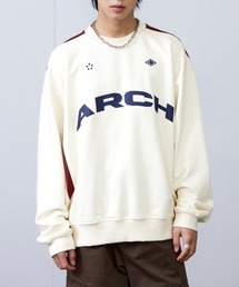 ARCH by ROARINGWILD（アーチバイロアリングワールド）の「【ARCH by ROARINGWILD】PREPPY STYLE SWEATERSHIRT / 【アーチ】スポーティロゴスウェット トレーナー（スウェット）」