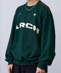 ARCH by ROARINGWILD（アーチバイロアリングワールド）の「【ARCH by ROARINGWILD】PREPPY STYLE SWEATERSHIRT / 【アーチ】スポーティロゴスウェット トレーナー（スウェット）」
