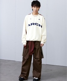 ARCH by ROARINGWILD（アーチバイロアリングワールド）の「【ARCH by ROARINGWILD】PREPPY STYLE SWEATERSHIRT / 【アーチ】スポーティロゴスウェット トレーナー（スウェット）」