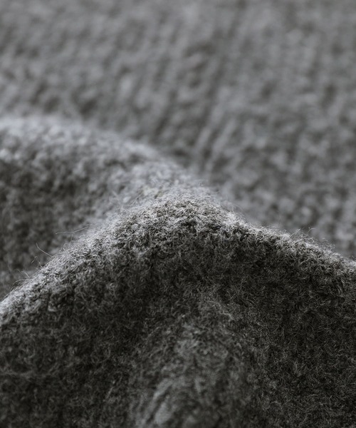 osharewalker（オシャレウォーカー）の「【廃盤】『畦編みハイネックニット』（ニット/セーター・レディース・ベージュ/ピンクベージュ/チャコール・FREE）」の14枚目の写真