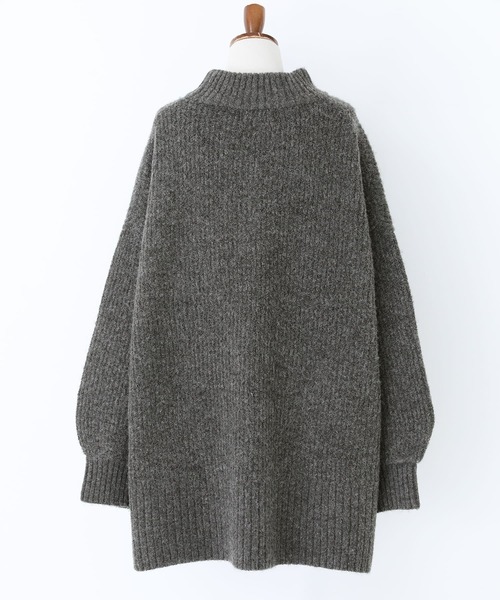 osharewalker（オシャレウォーカー）の「【廃盤】『畦編みハイネックニット』（ニット/セーター・レディース・ベージュ/ピンクベージュ/チャコール・FREE）」の17枚目の写真