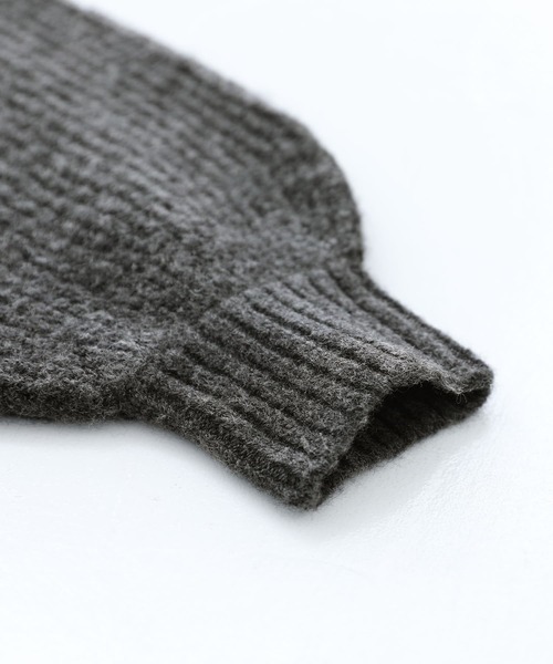 osharewalker（オシャレウォーカー）の「【廃盤】『畦編みハイネックニット』（ニット/セーター・レディース・ベージュ/ピンクベージュ/チャコール・FREE）」の22枚目の写真