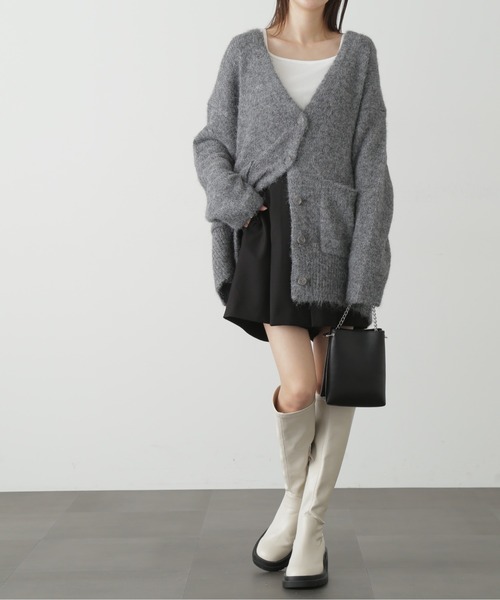 VOAAOV WOOLLET Drape Jacket ジャケット　カーディガン VOAAOV（ヴォアーブ）の「【VOAAOV】 WOOLLET Drape Jacket