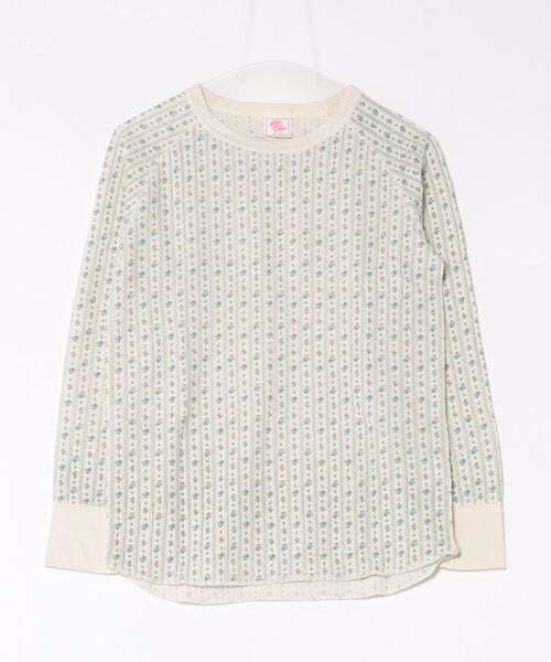 Sakka（サッカ）の「[JEMORGAN] ワッフル花柄ラグランロンＴ（パック入）（Tシャツ/カットソー・レディース・キナリ/ホワイト系その他/ホワイト系その他2/ホワイト系その他3/ストライプ/ラベンダー/その他/パープル・F）」の8枚目の写真