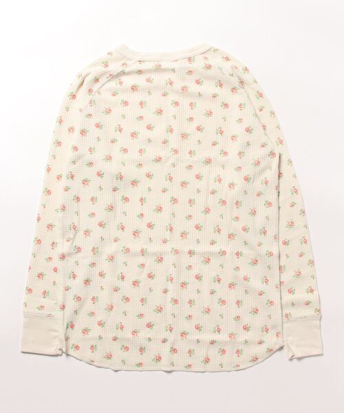 Sakka（サッカ）の「[JEMORGAN] ワッフル花柄ラグランロンＴ（パック入）（Tシャツ/カットソー・レディース・キナリ/ホワイト系その他/ホワイト系その他2/ホワイト系その他3/ストライプ/ラベンダー/その他/パープル・F）」の9枚目の写真