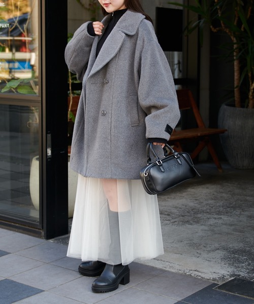 Chico（チコ）の「2WAYチュールボリュームスカート（スカート・レディース・アイボリー/チャコールグレー/ブラック/ライトグレー・FREE）」の16枚目の写真