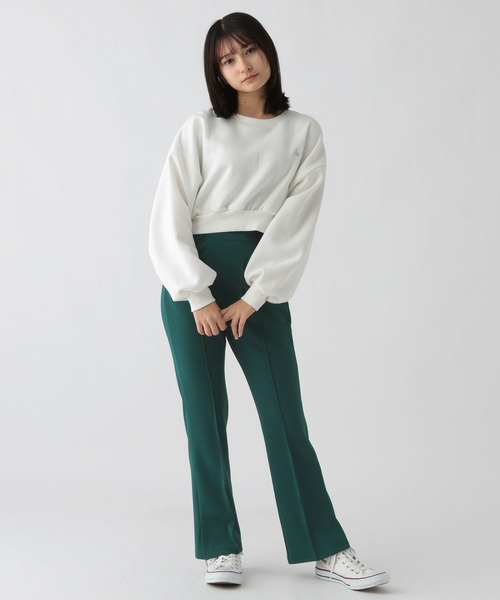 GLOBAL WORK(グローバルワーク)の「大人見えフレアパンツ/AND YUA ANY/976510(その他パンツ・キッズ・ブラック/ブルー/グリーン/グリーン系8/ブラック系その他・150cm/160cm/170cm)」の19枚目の写真