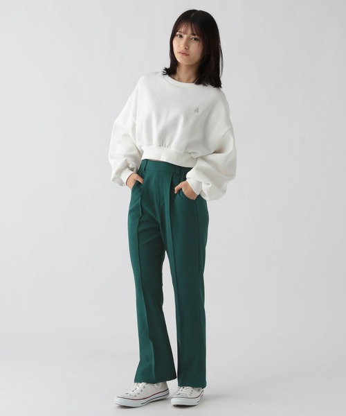 GLOBAL WORK(グローバルワーク)の「大人見えフレアパンツ/AND YUA ANY/976510(その他パンツ・キッズ・ブラック/ブルー/グリーン/グリーン系8/ブラック系その他・150cm/160cm/170cm)」の20枚目の写真