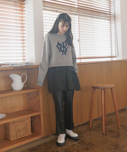 GLOBAL WORK(グローバルワーク)の「大人見えフレアパンツ/AND YUA ANY/976510(その他パンツ・キッズ・ブラック/ブルー/グリーン/グリーン系8/ブラック系その他・150cm/160cm/170cm)」の15枚目の写真