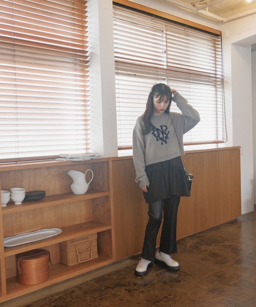 GLOBAL WORK(グローバルワーク)の「大人見えフレアパンツ/AND YUA ANY/976510(その他パンツ・キッズ・ブラック/ブルー/グリーン/グリーン系8/ブラック系その他・150cm/160cm/170cm)」の18枚目の写真
