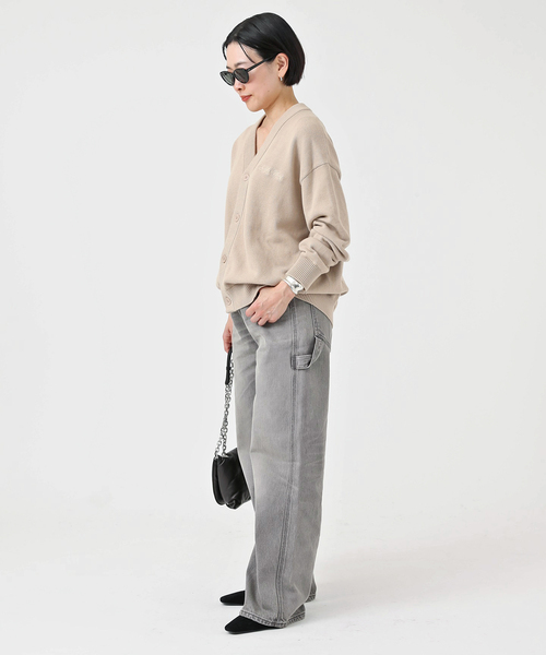 AP STUDIO（エーピーストゥディオ）の「【HAIKURE/ハイクル】別注色 WINONA painter denim（デニムパンツ・レディース・チャコールグレー・27/24/26/25）」の13枚目の写真