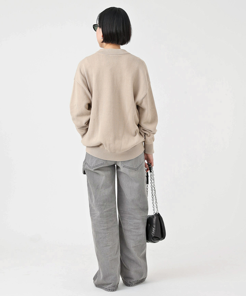 AP STUDIO（エーピーストゥディオ）の「【HAIKURE/ハイクル】別注色 WINONA painter denim（デニムパンツ・レディース・チャコールグレー・27/24/26/25）」の14枚目の写真