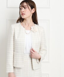 COUP DE CHANCE｜クードシャンスのノーカラージャケット