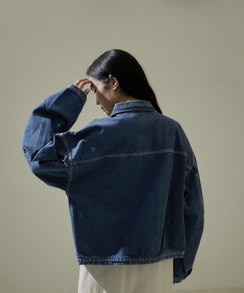 KURO（クロ）の「【KURO（クロ）】DENSE DENIM JACKET（デニム