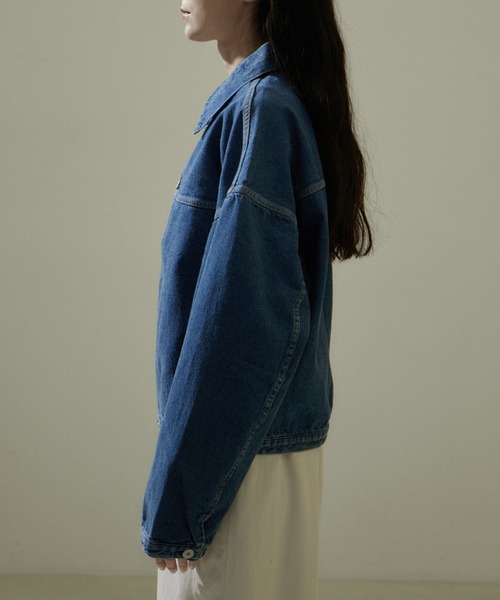KURO(クロ)の「【KURO(クロ)】DENSE DENIM JACKET(デニムジャケット・レディース・ブルー系その他4/ブルー系その他5・0)」の10枚目の写真
