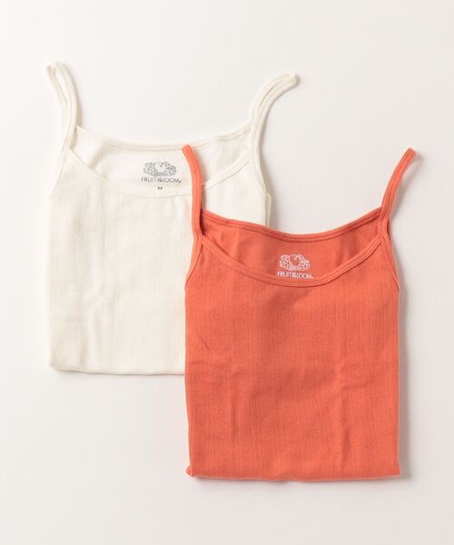 FRUIT OF THE LOOM（フルーツオブザルーム）の「【FRUIT OF THE LOOM/フルーツオブザルーム】FTL アイレットキャミソール2Pセット（タンクトップ・メンズ・オレンジ/カーキ/イエロー・L/M）」の3枚目の写真