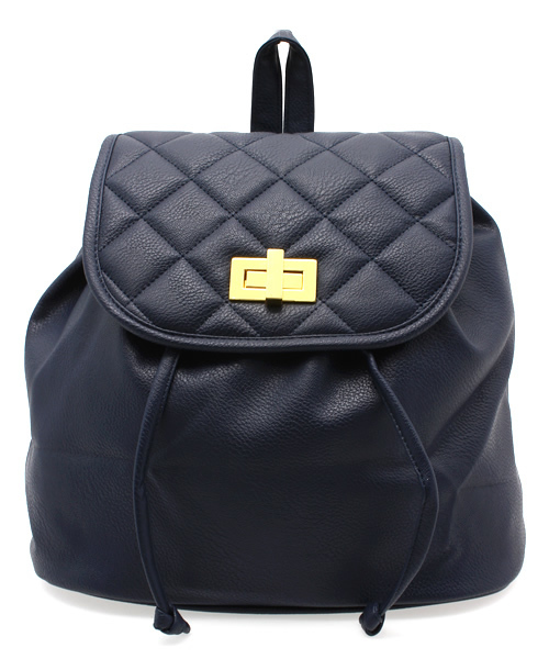 WEGO（ウィゴー）の「WEGO/キルティングリュック（バックパック/リュック・レディース・ブラック/その他1/ワイン/ネイビー/ホワイト・FREE）」の18枚目の写真