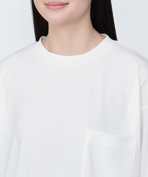 セール】汚れが落ちやすい吸汗速乾クルーネック長袖Tシャツ（Tシャツ