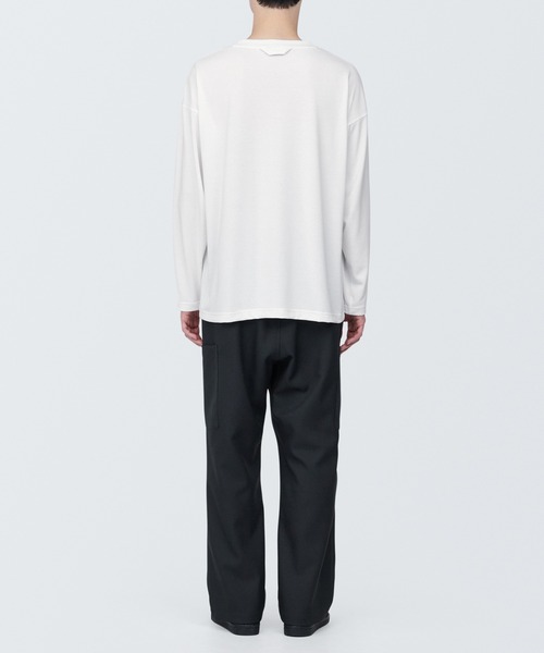 無印良品(ムジルシリョウヒン)の「汚れが落ちやすい吸汗速乾クルーネック長袖Tシャツ(Tシャツ/カットソー・メンズ・ネイビー/ブラック/グレー/オフホワイト・M/S/XS/XL/L)」の13枚目の写真