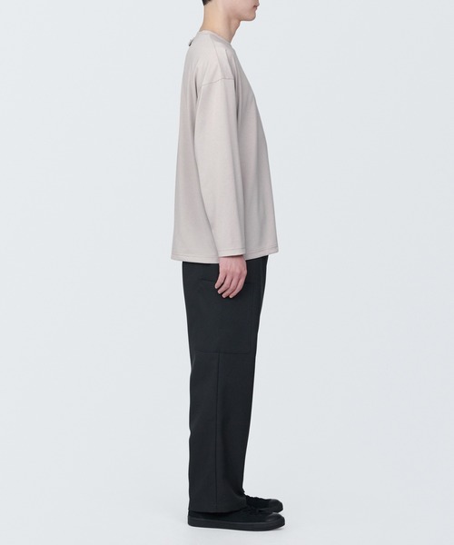 セール】汚れが落ちやすい吸汗速乾クルーネック長袖Tシャツ（Tシャツ