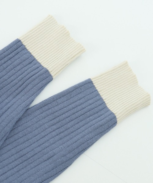 Miniministore(ミニミニストア)の「ニットトップス プチハイネック 配色(ニット/セーター・レディース・ホワイト/ベージュ/ブルー/ブラック・FREE)」の11枚目の写真