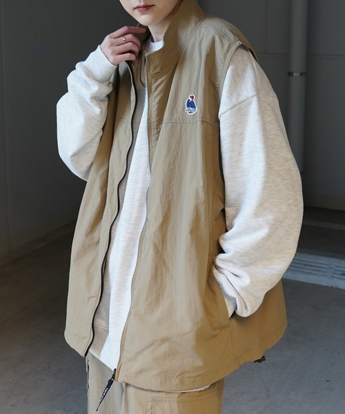 M53.◆ベスト//ナイロン/キャメル 楽天市場】【8/11まで5％OFFクーポン】non-hedge ナイロン風