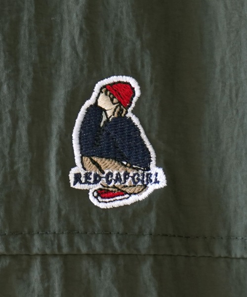 RED CAP GIRL】25SS ビッグシルエット スタンドネック 裾ひも