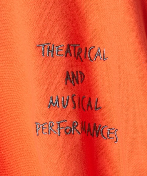 SOUNDSGOOOOD（サウンズグッド）の「【SOUNDS GOOOOD / サウンズグッド】ランダム刺繍裏毛プリントスウェット（スウェット・メンズ・ブルー/ライトグレー/オレンジ/ブラック・ONE SIZE）」の10枚目の写真