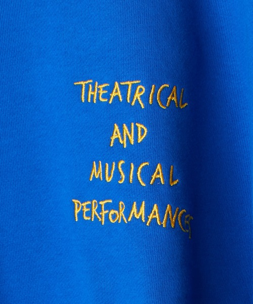 SOUNDSGOOOOD（サウンズグッド）の「【SOUNDS GOOOOD / サウンズグッド】ランダム刺繍裏毛プリントスウェット（スウェット・メンズ・ブルー/ライトグレー/オレンジ/ブラック・ONE SIZE）」の11枚目の写真