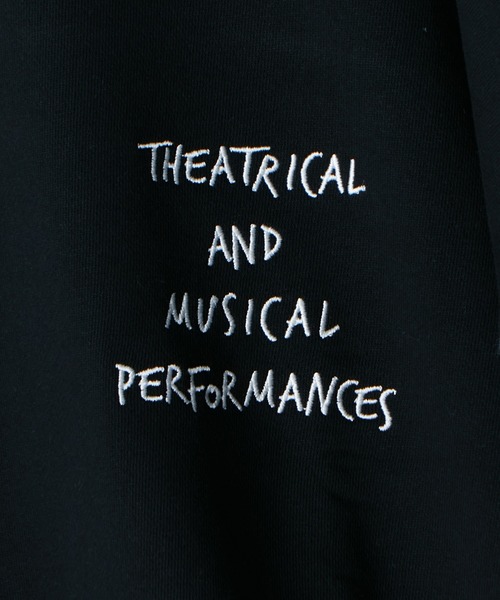 SOUNDSGOOOOD（サウンズグッド）の「【SOUNDS GOOOOD / サウンズグッド】ランダム刺繍裏毛プリントスウェット（スウェット・メンズ・ブルー/ライトグレー/オレンジ/ブラック・ONE SIZE）」の9枚目の写真