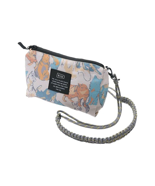 KiU(キウ)の「3wayパラコードサコッシュポーチ(ショルダーバッグ・レディース・ブラック/ブラック系その他/タイガーカモ/アニマル/カラフル/ブラック×カーキ/ブルー系その他/ベージュ系その他/レオパード・FREE)」の20枚目の写真