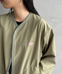 [DANTON/ダントン] ダブルクロス Vネックシャツカーディガン