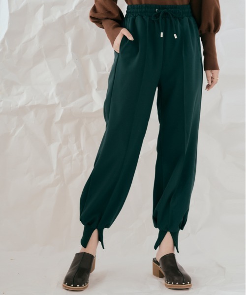 kirakiraShop(キラキラショップ)の「ピンタック ジョガー パンツ(その他パンツ・レディース・ベージュ/ダークグリーン/ブラウン系その他/グリーン/ネイビー・M/S)」の19枚目の写真