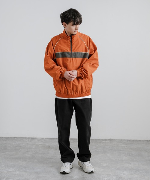 KRIFF MAYER（クリフメイヤー）の「KRIFF MAYER クリフメイヤー クリーネスハーフジップトラックジャケット 2337805（ナイロンジャケット・メンズ・グリーン/オレンジ/マルチ/チャコールグレー/ライトブラウン/ベージュ・M/L/XL）」の22枚目の写真