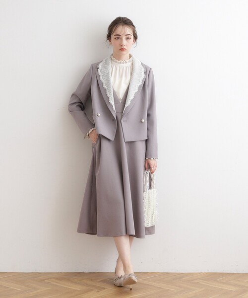couture brooch（クチュールブローチ）の「◇レース衿付き