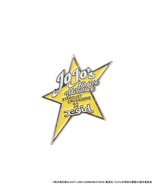 X-girl(エックスガール)の「X-girl×ジョジョの奇妙な冒険SC PINS SET(バッジ・レディース・A/B・ONE SIZE)」の11枚目の写真