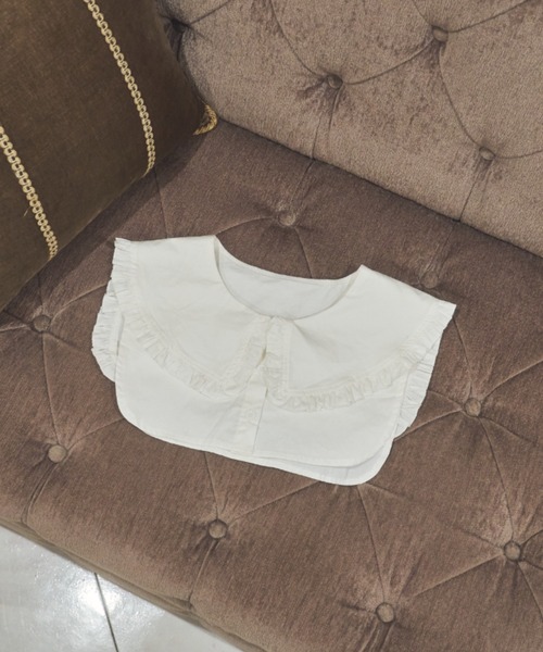 Lovilyn（ラヴィリン）の「フリルセーラカラー付け襟（付け襟・レディース・ホワイト・FREE）」の10枚目の写真