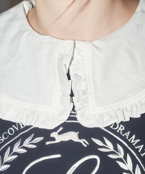 Lovilyn（ラヴィリン）の「フリルセーラカラー付け襟（付け襟・レディース・ホワイト・FREE）」の20枚目の写真