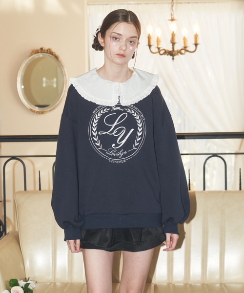 Lovilyn（ラヴィリン）の「フリルセーラカラー付け襟（付け襟・レディース・ホワイト・FREE）」の3枚目の写真