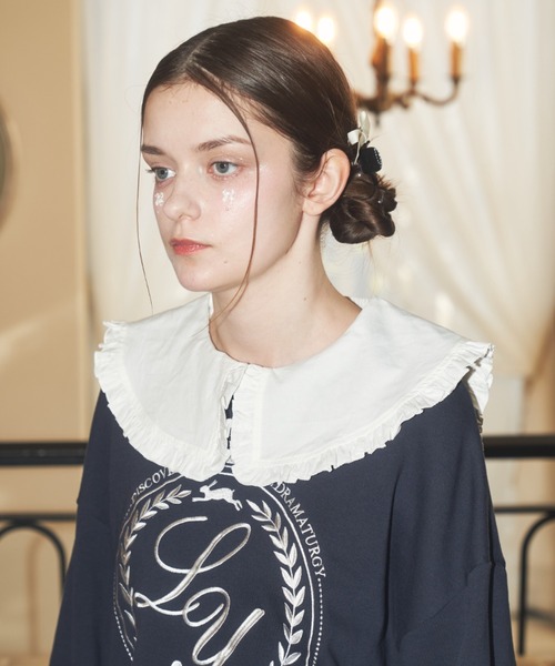 Lovilyn（ラヴィリン）の「フリルセーラカラー付け襟（付け襟・レディース・ホワイト・FREE）」の13枚目の写真