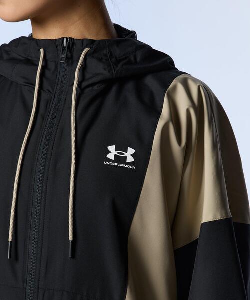 UNDER ARMOUR（アンダーアーマー）の「UAメッシュ ライナー ウーブン ソリッド ジャケット（トレーニング/レディース）（その他アウター・レディース・ブラック・M/L/XL/S）」の5枚目の写真