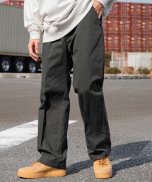 Dickies/ディッキーズ ユーズド加工オーバーダイワイドチノパンツ