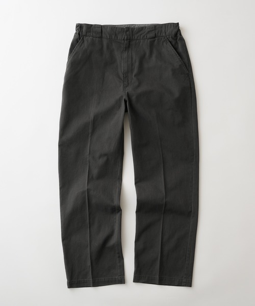 Dickies（ディッキーズ）の「Dickies/ディッキーズ ユーズド加工オーバーダイワイドチノパンツ（チノパンツ・メンズ・ベージュ/ブラック/ライトブルー/オフホワイト・M/L/XL）」の7枚目の写真