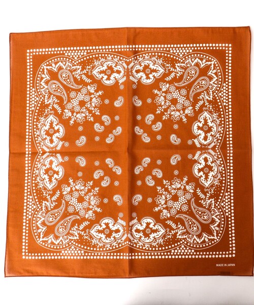 NOLLEY'S goodman（ノーリーズグッドマン）の「BANDANA SCARF PAISLEY バンダナスカーフ（バンダナ/スカーフ・メンズ・ブラウン系その他/ネイビー・FREE）」の18枚目の写真