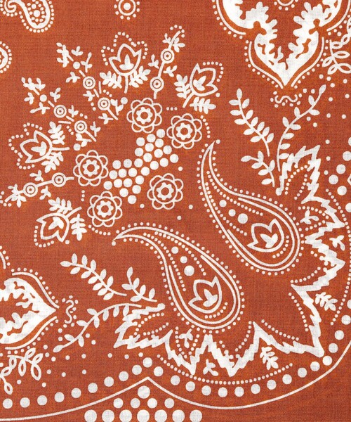 NOLLEY'S goodman（ノーリーズグッドマン）の「BANDANA SCARF PAISLEY バンダナスカーフ（バンダナ/スカーフ・メンズ・ブラウン系その他/ネイビー・FREE）」の20枚目の写真